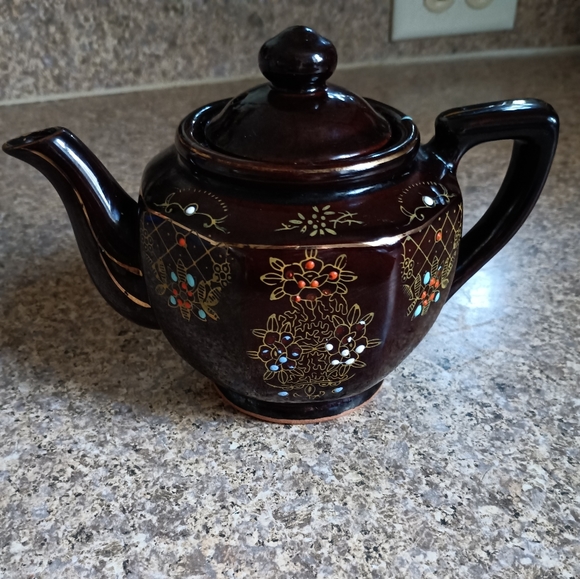 Kitchen Vintage Brown Stoneware Teapot Japan Original Poshmark